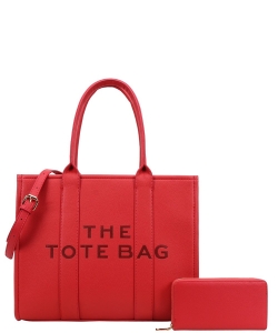 The Tote Bag For Women With Wallet DS-9145W RED